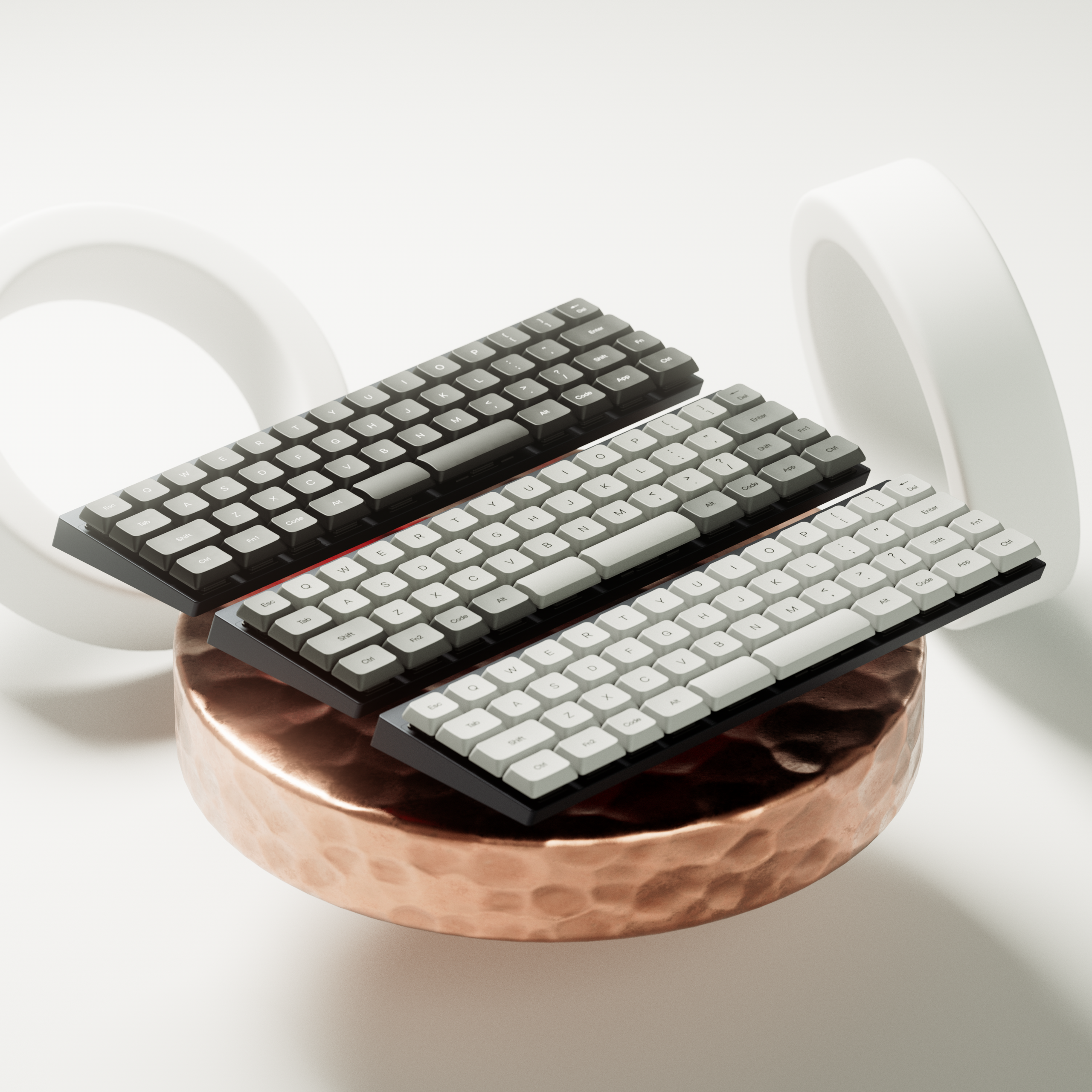 Core Plus - 40% Size RGB CNC Aluminum Bottom Case - Vortex Keyboard Core Plus - 40% Size RGB CNC Aluminum Bottom Case - Vortex Keyboard